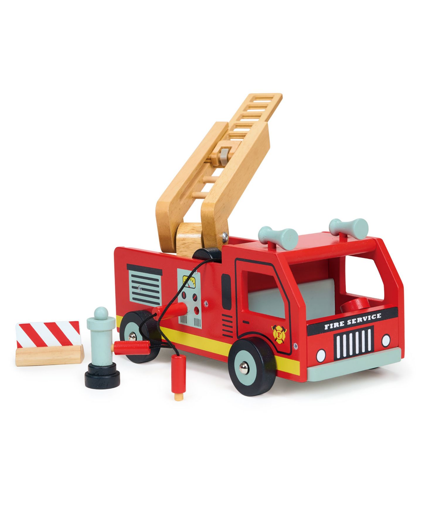 Детская игрушка Mentari Toys Wind-Up Extendible-Ladder Fire Engine — фото 1
