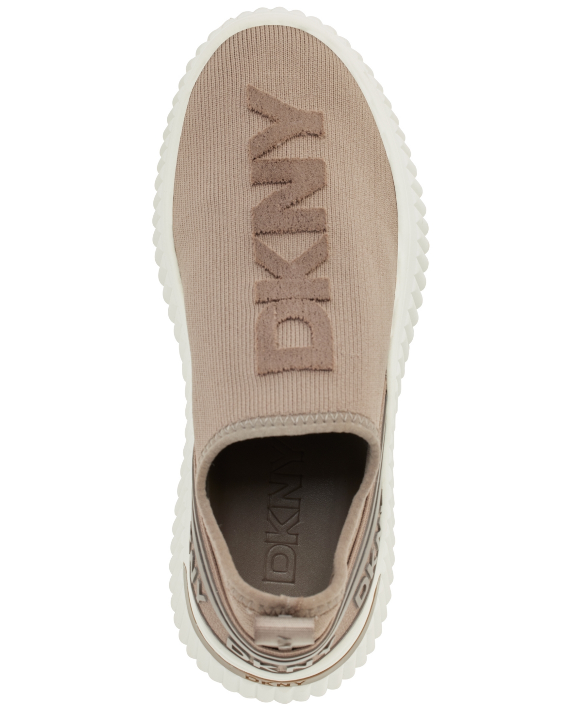 Shop Dkny Women's Leighton Slip On Sneakers In Ash