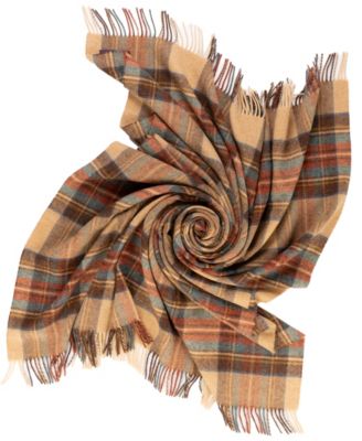 Highland Tweeds Shetland Lambswool Throw, 55 " x 72"