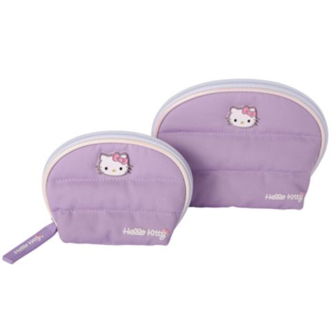 Сумка Hello Kitty Sanrio Purple Large and Small Dome Cosmetic Travel