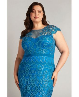 Plus Size Miranda Sequin Embroidered Dress