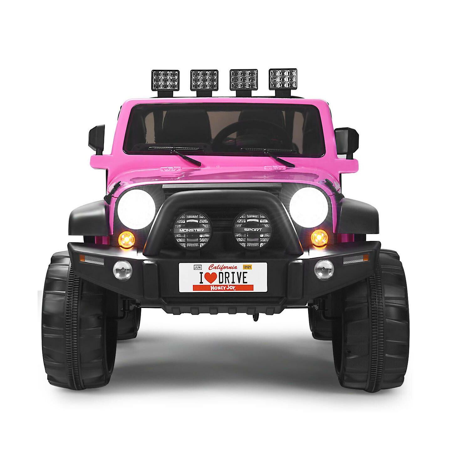 Детская игрушка HONGGE 12V 2-Seater Ride-On Truck with Remote Control, Up to 2 Riders, Ages 3+ — фото 1