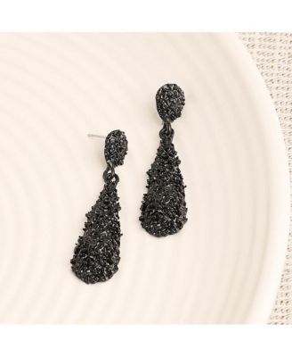 Women's Corroded Drop Earrings
