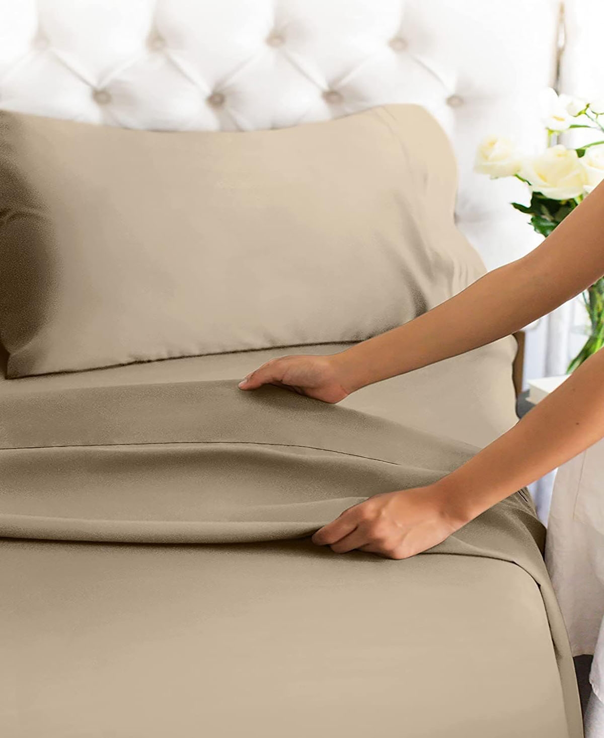 4 Piece Sheet Set 100% Cotton 1000 Thread Count