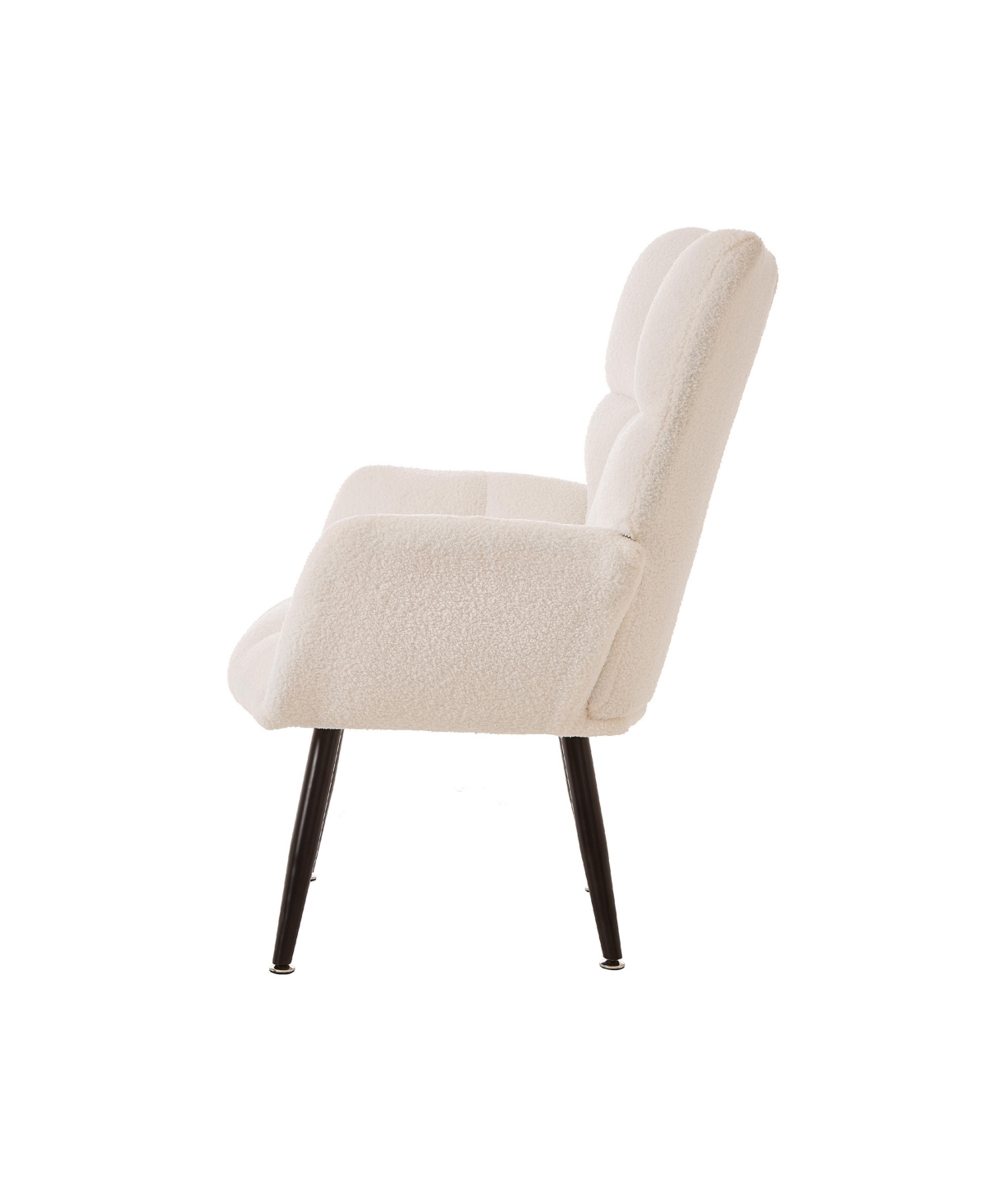 Streamdale Furniture Modern Single Sofa Armchair with High Backrest Comfy Reading Chair for Small Spaces/Living Room/Bedroom/Apartment (