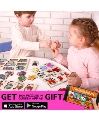 Wooden Puzzles for Toddlers 3-5 - Games for Children's Learning