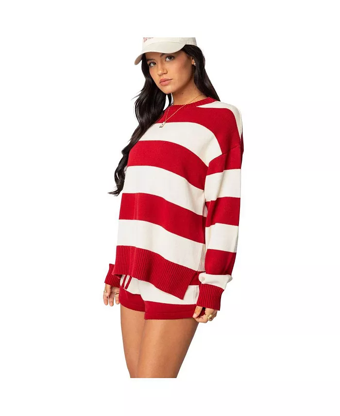 Women's Riley Oversized Striped Sweater - thumbnail 5