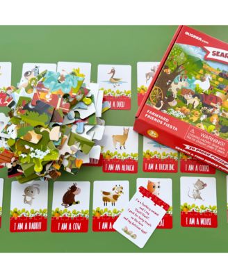 70 Pieces Search & Find Riddle Kids Puzzles 4-6 Years Old