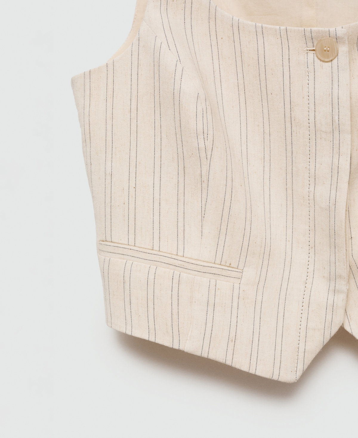 Mango Women's Striped Suit Waistcoat