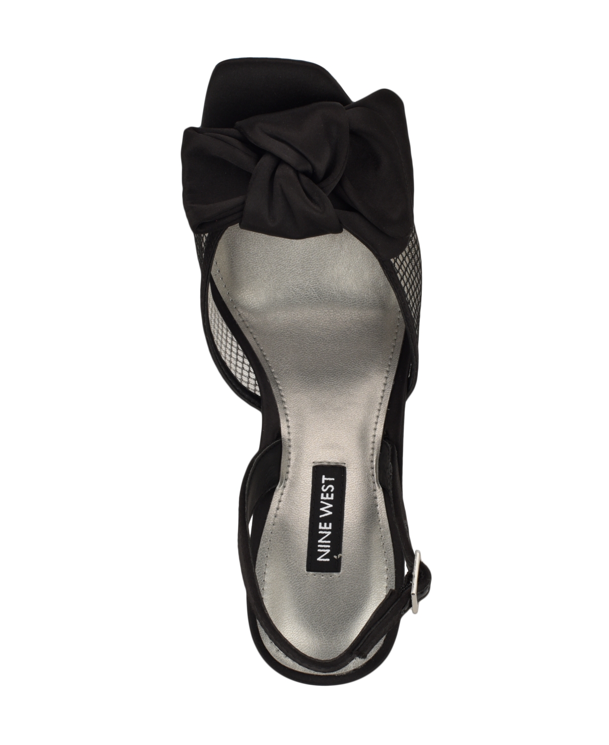 Shop Nine West Women's Gergia Stiletto Heel Open Toe Dress Sandals In Black