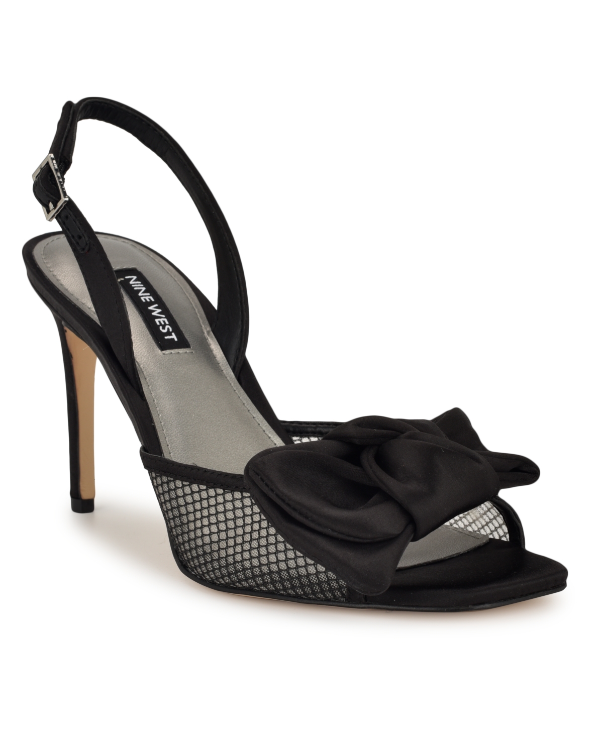 NINE WEST WOMEN'S GERGIA STILETTO HEEL OPEN TOE DRESS SANDALS 