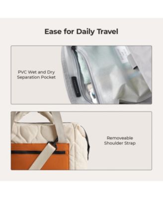 Walker 34L Laptop Duffle with Shoe Compartment Tangerine