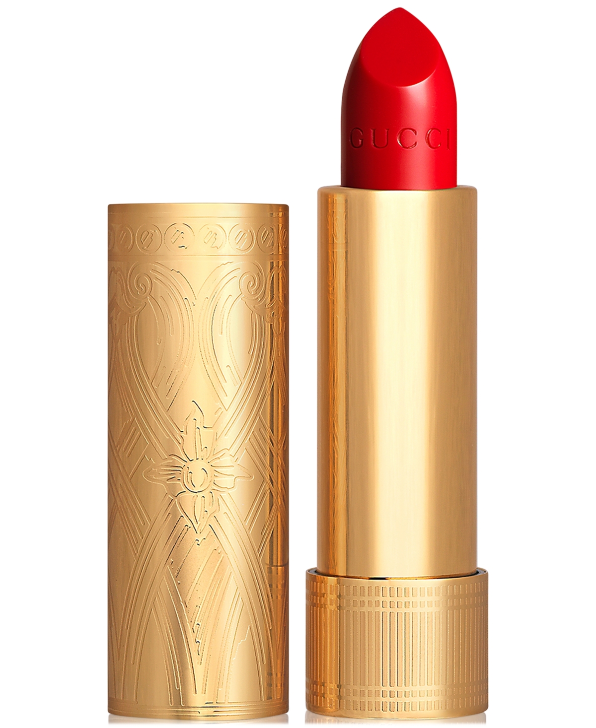 Gucci Rouge A Levres Long-lasting Satin Lipstick In 500 - Odalie Red