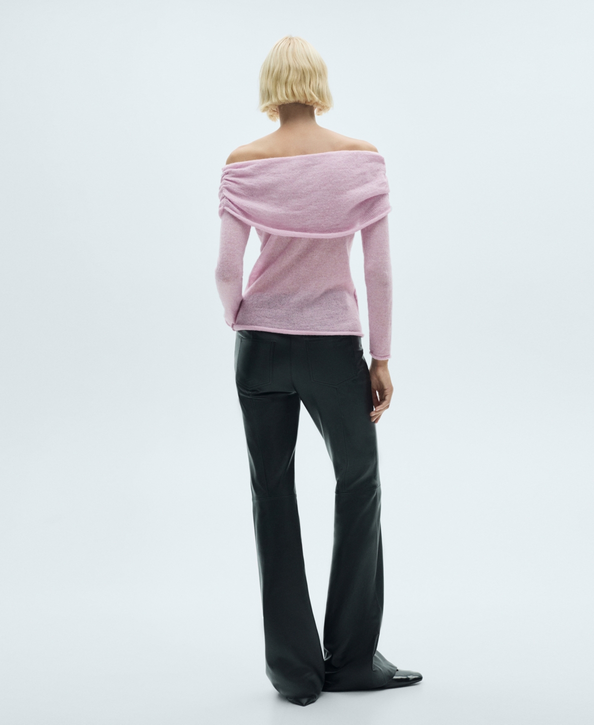 Mango Women's Ruched Detail Sweater