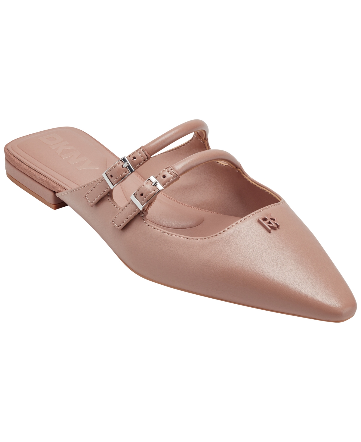 Shop Dkny Women's Cahana Slip On Mules In Blush
