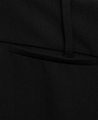 Women's Satin Pleated Pants