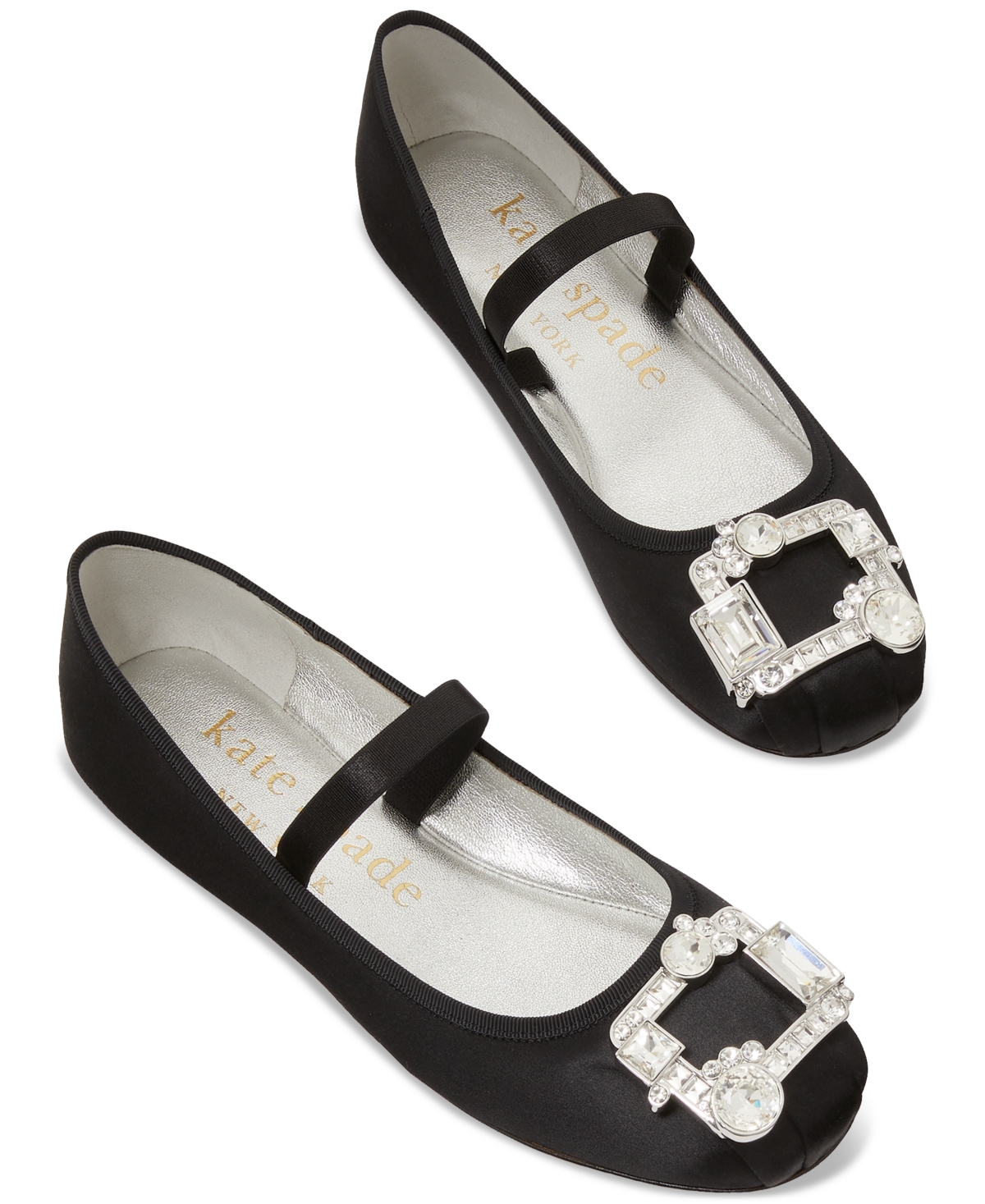 Shop Kate Spade Women's Renata Mary Jane Ballet Flats In Black