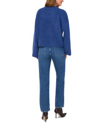 Women's Wide Crewneck Flared-Sleeve Sweater