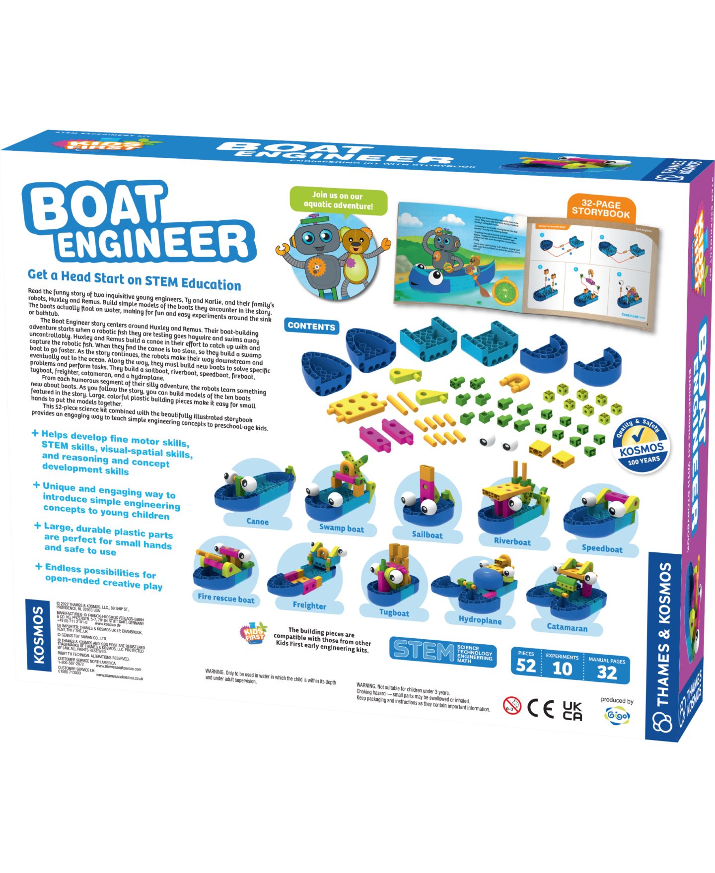 Детский конструктор Thames & Kosmos Kids First: Boat Engineer Kit — фото 2