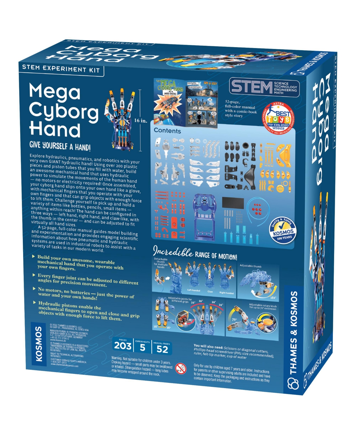 Shop Thames & Kosmos Mega Cyborg Hand Build Set In Multi