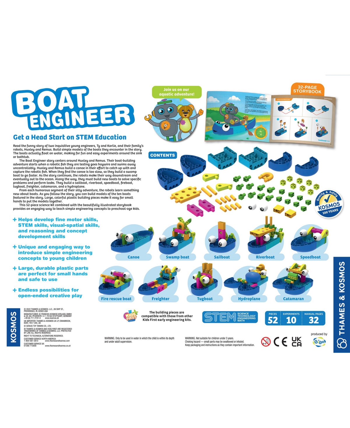 Thames & Kosmos Kids First: Boat Engineer Kit In Multi