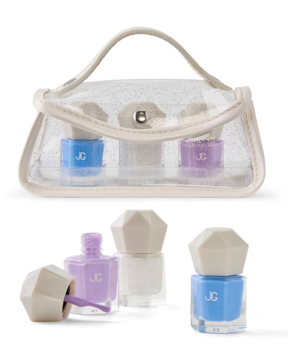Journey Girls Nail Polish Purse, Created For Macy's In Light,pastel Purple