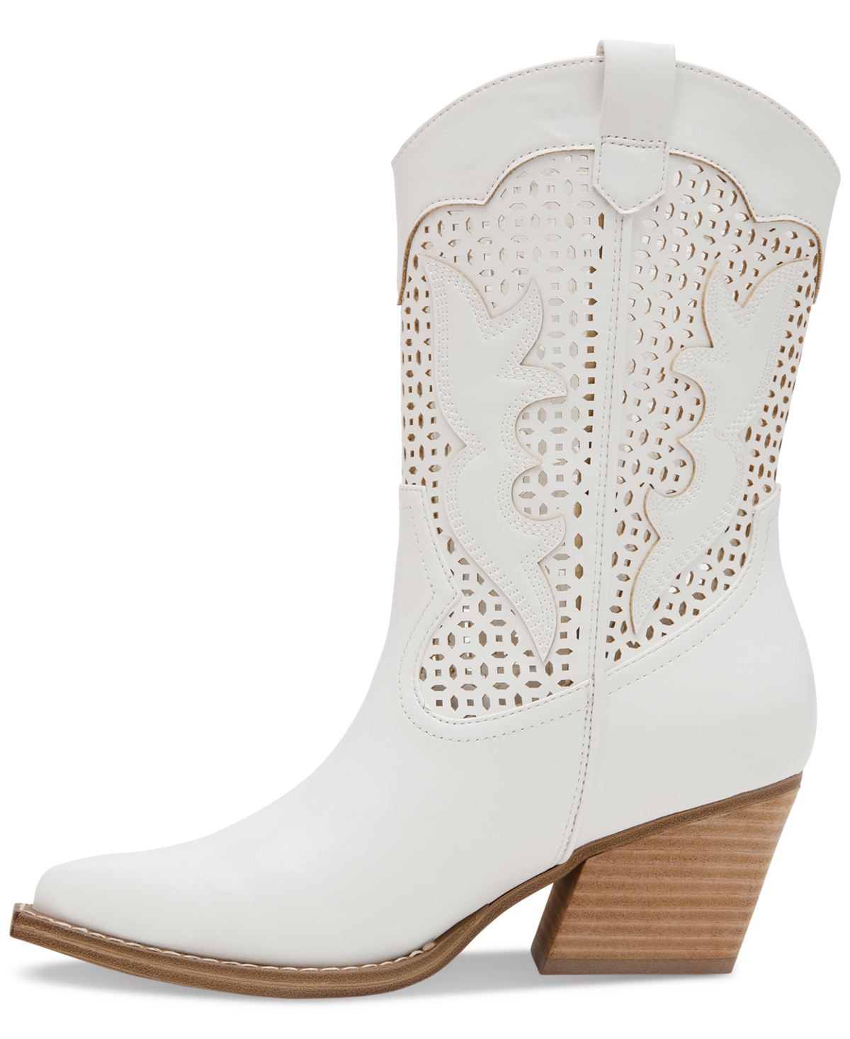 Dv Dolce Vita Women's Allure Cutout Eyelet Cowboy Western Booties