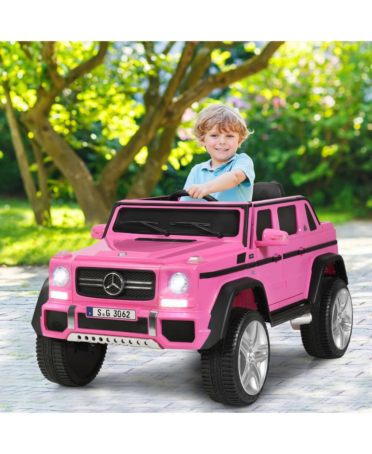 Детская игрушка HONGGE 12V Licensed Mercedes-Benz Kids Ride-On Car with Remote and Music — фото 10