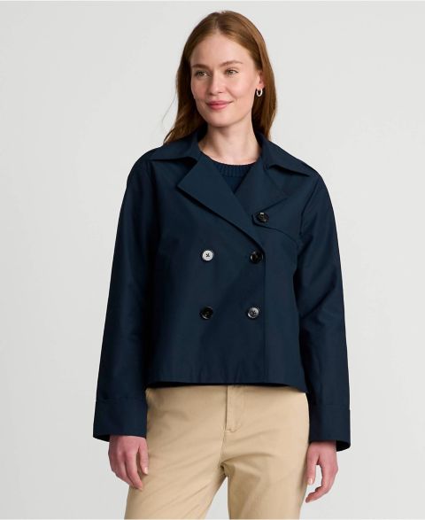 Женские куртки Lands' End Trench Jacket