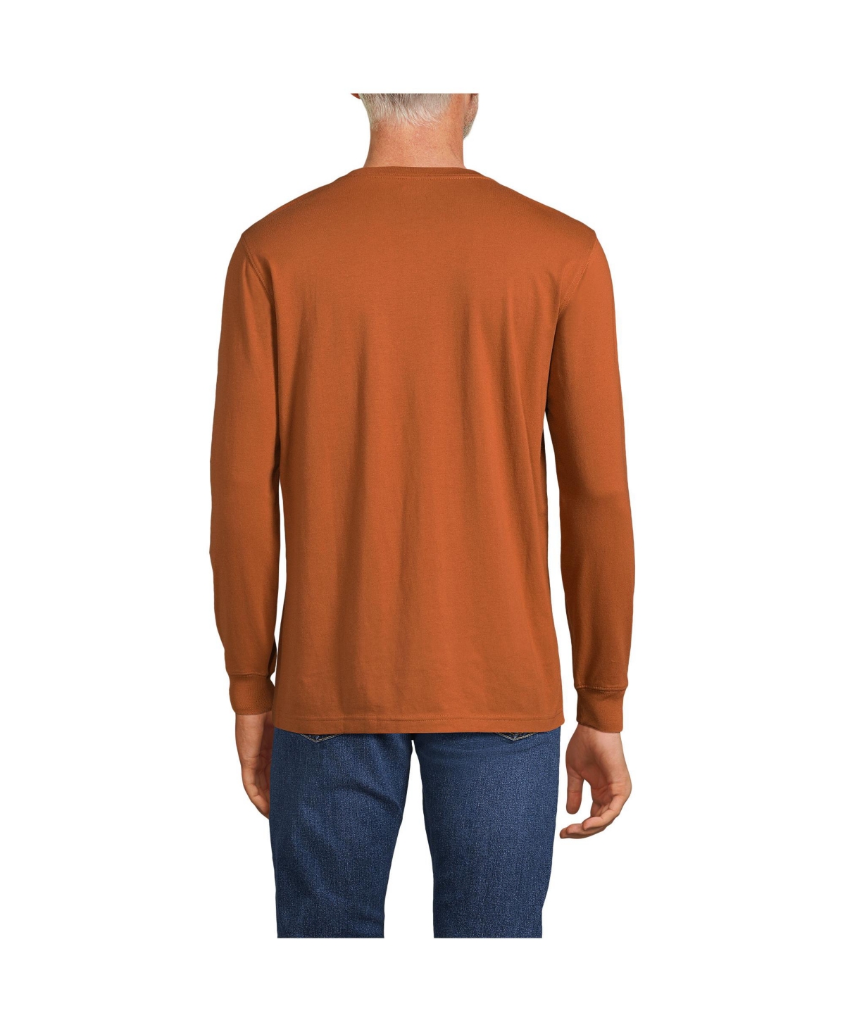 Lands' End Big & Tall Super-t Sleeve Henley Shirt