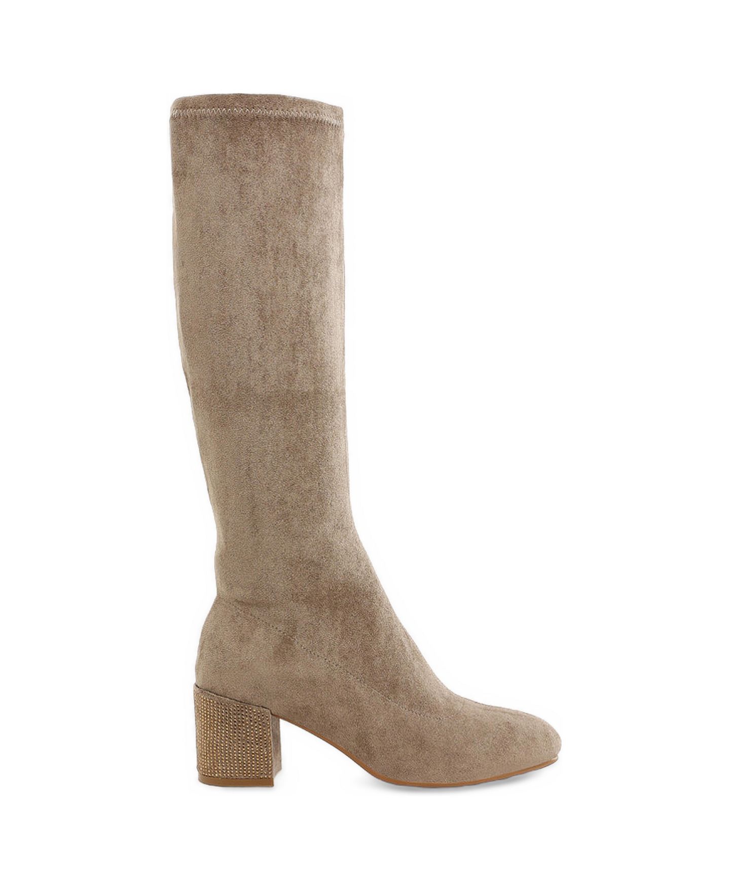 Женские ботинки Rag & Co Sinaloa Microfiber Knee High, цвет: Бежевый / Хаки — фото 2