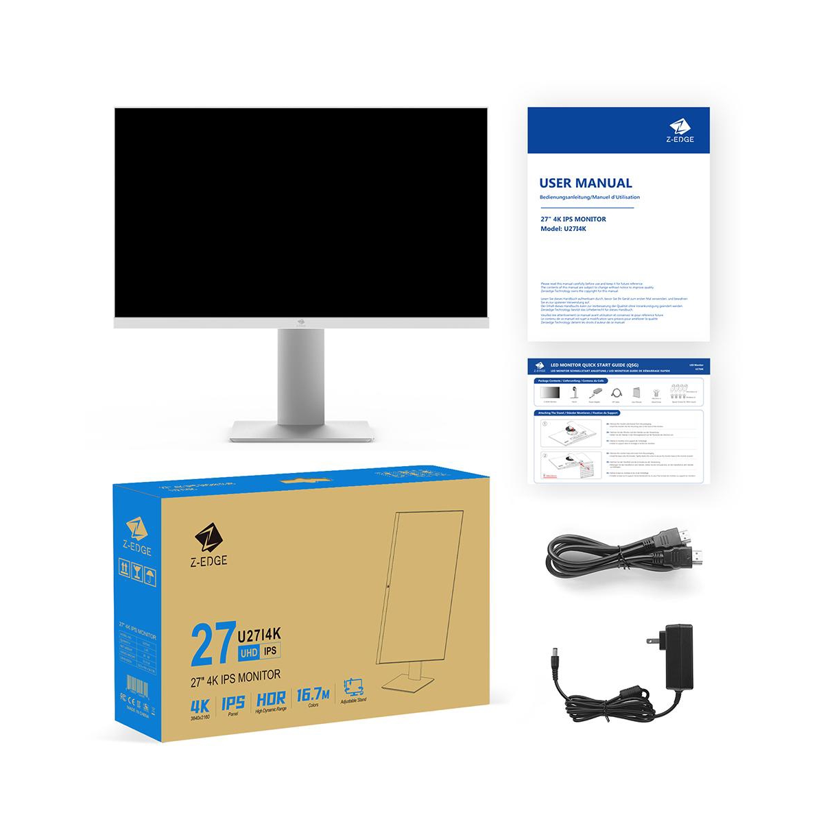 Z-edge inch 4K 3840x2160 75Hz Flat Panel Ips Monitor