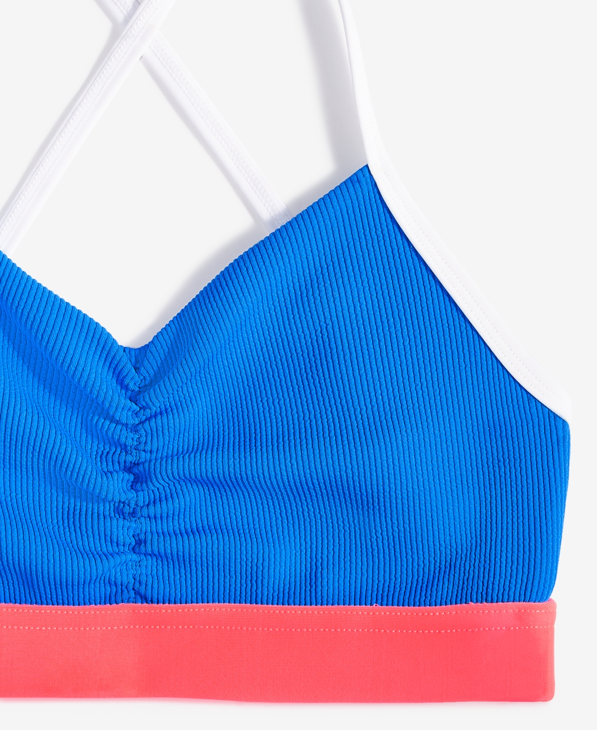 Epic Threads Big Girls Halter Two-piece Swimsuit, Exclusively At Macy's In Neon Azure