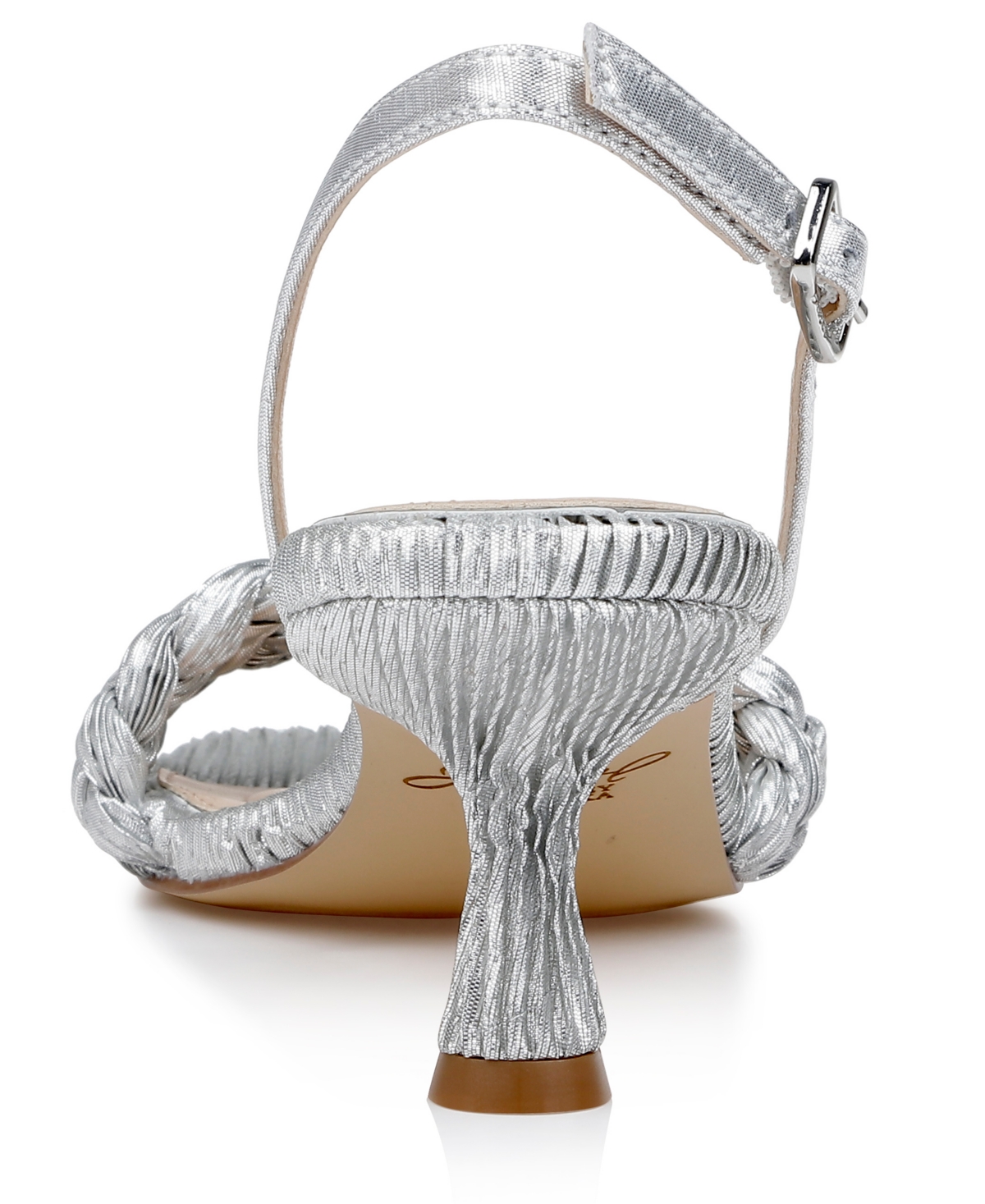 Jewel Badgley Mischka Women's Sharon Square Toe Dress Sandals In Silver