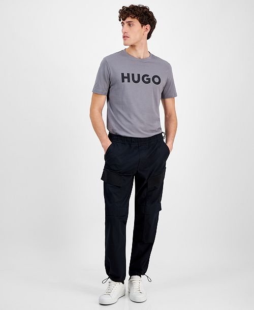alfani HUGO by Hugo Boss Men's Glenn Drawstring Cargo Pants Men's Fashion & Accessories