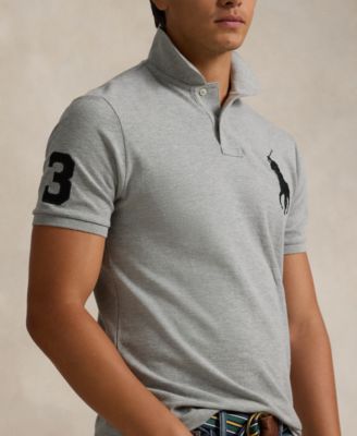 Men's  Big Pony Custom Slim Fit Mesh Polo