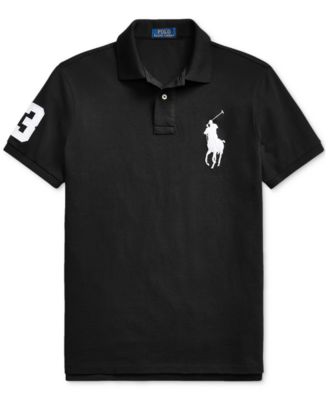 Men's  Big Pony Custom Slim Fit Mesh Polo