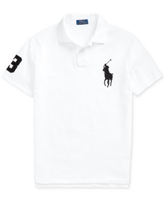 Men's  Big Pony Custom Slim Fit Mesh Polo