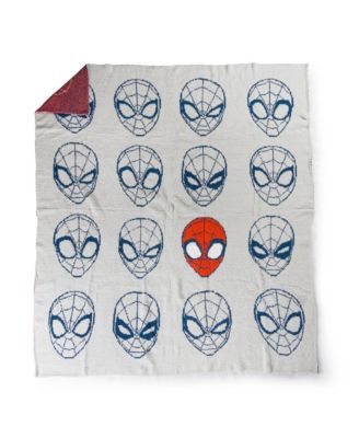Spiderman Spidey Expressions Feather Knit Throw Blanket, 50" x 60"