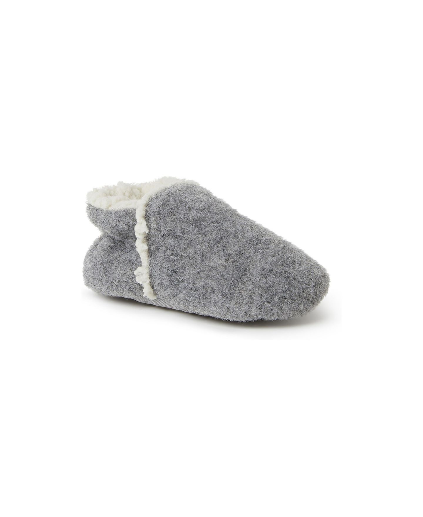 Тапочки Dearfoams Emerson Felted Closed Back Slipper для мальчиков-малышей, цвет: Светлый меланжевый серый — фото 1