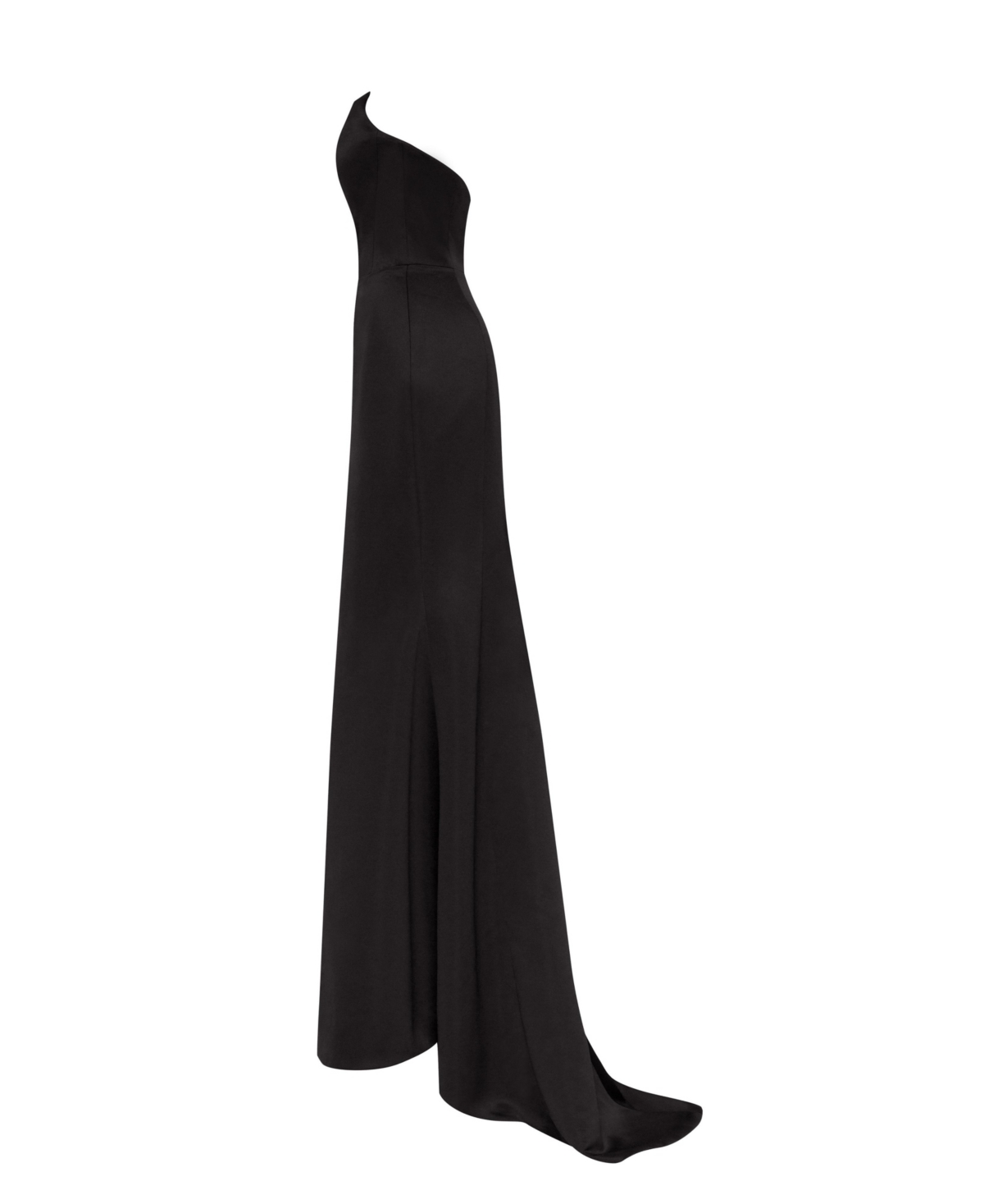 Milla Women'sElegant Strapless Trumpet Evening Gown - Black
