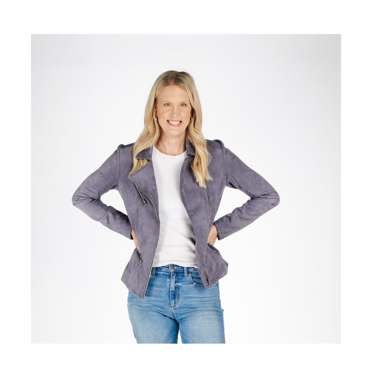 AMALLI TALLI WOMEN'S HIGHLINE TALL MOTO JACKET 