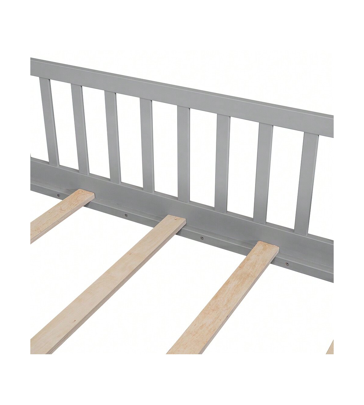 gaomon Children Floor Bed Floor Bed Solid Wood Floor Bed Frame With Sturdy Slats And Safety Fence For Girls Boys Teens