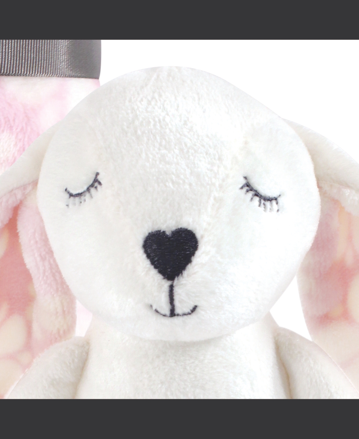 Hudson Baby Girls Plush Blanket with Toy