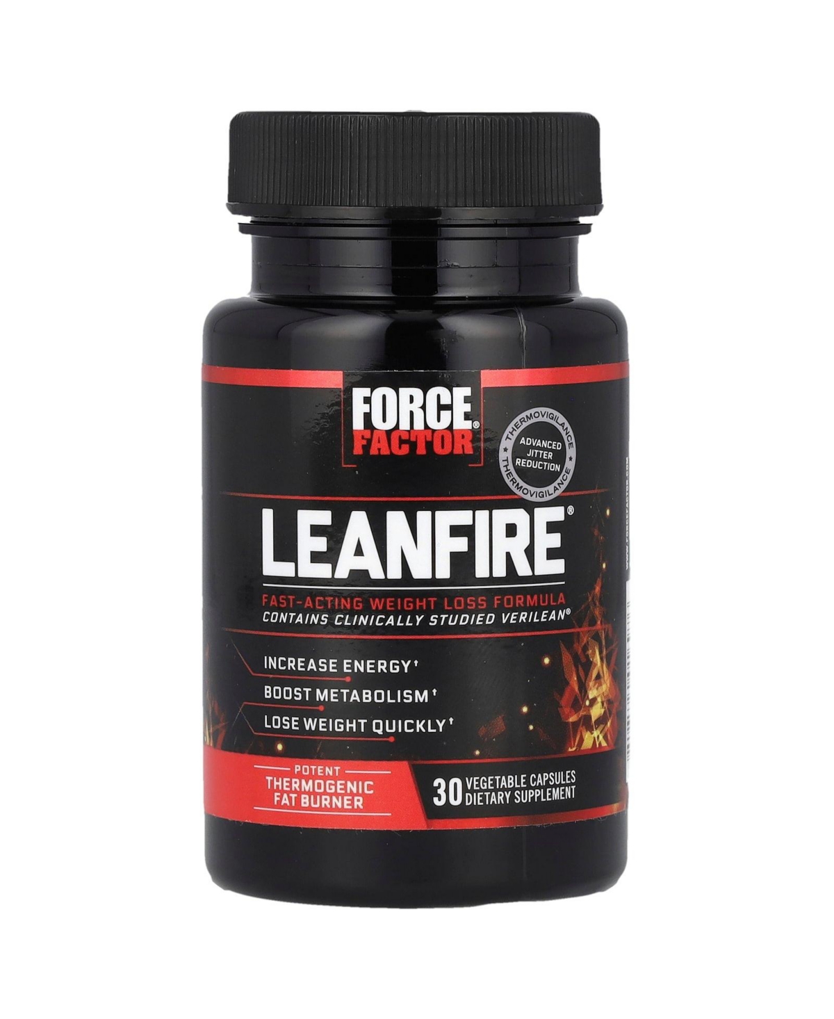 LeanFire Thermogenic Pre Workout and Fat Burner with Green Tea Extract to