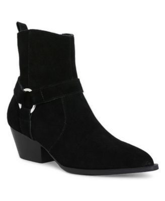 Rag and Co Womens Jockey Harness Detail Ankle Boots