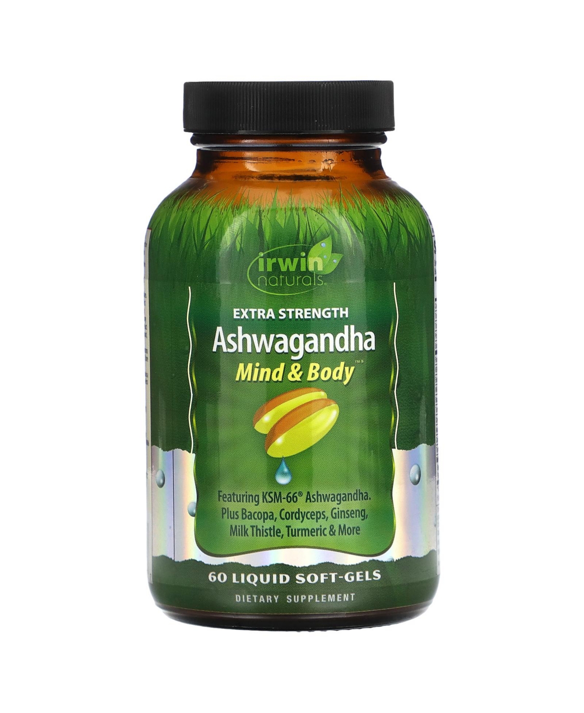 Irwin Naturals Ashwagandha Extra Strength - Liquid Soft-Gels