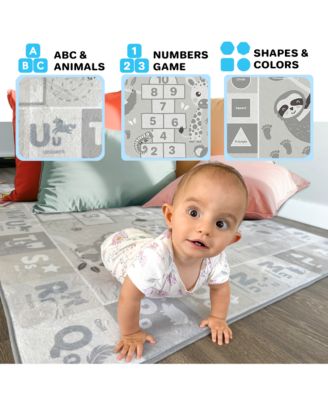 Super Soft Plush Surface ABC Playmat for Toddlers & Infants