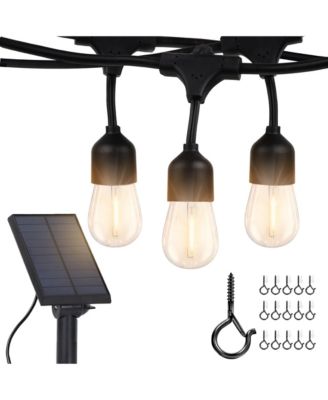 Ambience Pro 48 ft. Outdoor Solar LED String Lights with Warm White Hue