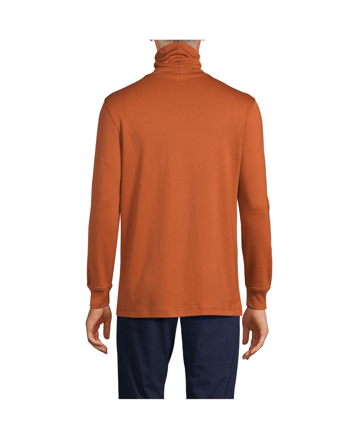 Lands' End Big & Tall Cotton Supima Turtleneck